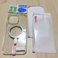 iPhone14ProMax クリアケース 保護フィルム セット