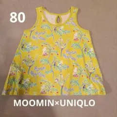 UNIQLO×MOOMIN ムーミンAラインノースリーブ 80