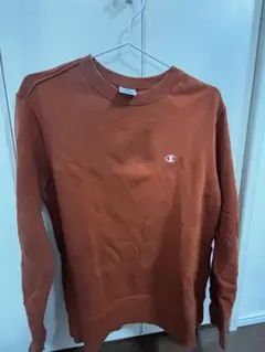 Champion オレンジ スウェットシャツ S