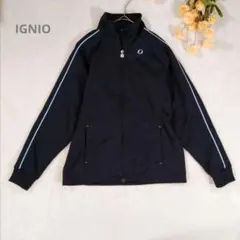 ◆美品◆イグニオ/ジャージジャケット【SS】長袖/ネイビー スポーツウェア