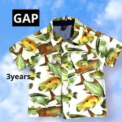 【GAP】お魚柄シャツ/3歳サイズ100