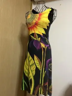 Desigual ノースリーブワンピース Marlon XS 個性的　花柄　夏