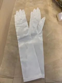 ウェディンググローブ　オフホワイト　30cm