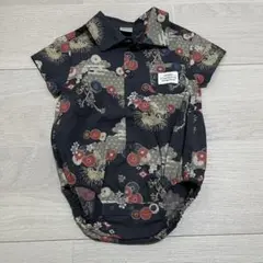 luiotura 花柄ロンパース フタフタ