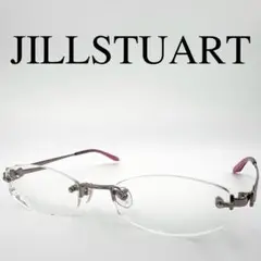 JILLSTUART ジルスチュアート メガネ 度入り リムレス ケース付き