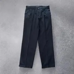 DOCKERS チノパン ネイビー 2タック リラックス 裾ダブル 34×34