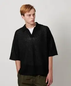 25ss H BEAUTY&YOUTH メロー ネップ シアースキッパーニット