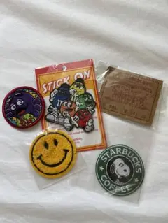 【新品未使用】刺繍ワッペン色々セット