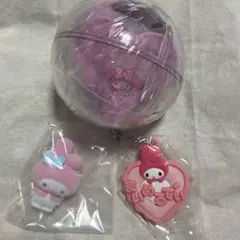 マイメロディ 3点セット メルヘン工房お名前ホルダー フロッキードール ステッキ
