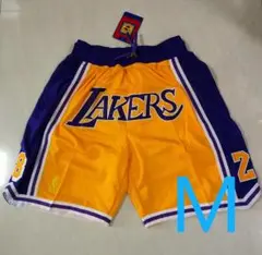 NBA ロサンゼルス・レイカーズ コービー・ブライアントのイエローショーツ