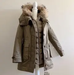 【タグ付き未使用】ウールリッチ WOOLRICH ダウンコート カーキ 3way