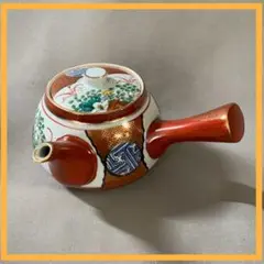 美品 九谷焼 九谷庄三 煎茶器セット 九谷焼 九谷庄三作茶器セット 時代物 新品未使用