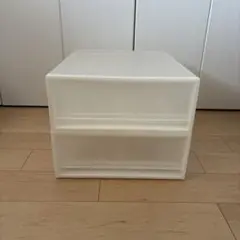 無印　ポリプロピレン収納ケース　小×2