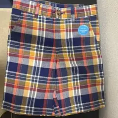カーターズ　未使用品　チェック柄ハーフパンツ