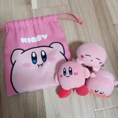 カービィ ぬいぐるみセット 巾着袋付き