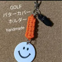 ゴルフ パターカバー ホルダー スマイリー