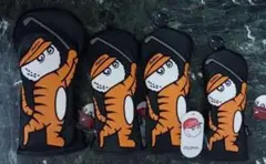 【即発送】マルボンゴルフ Malbon ヘッドカバー 4個セット マルボン