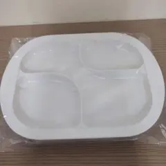 メラミン仕切り皿 4分割 ホワイト