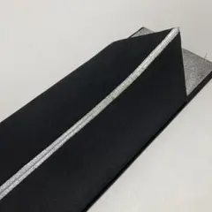 振袖用 正絹 重ね襟 白✖️銀 新品 No.1229