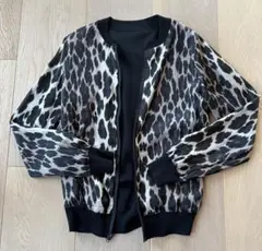 sov. リバーシブル　ジャケット　美品　36 レオパード