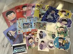 おそ松さん まとめ売り　クリアファイル　パスケース　コースター　シールなど