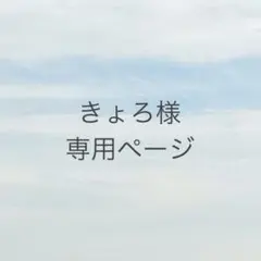 きょろ様 専用