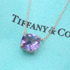 Tiffany スパークラー　アメジスト　シルバーネックレス　Ag925 ティファニー スパークラー ネックレス 925 2.2g シルバー