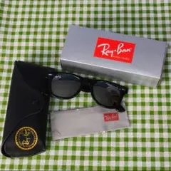 Ray-Ban 黒グレー サングラス Wayfarer ケース付 ブラック