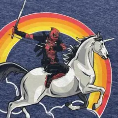 【MARVEL】デッドプールレインボーユニコーンビッググラフィック