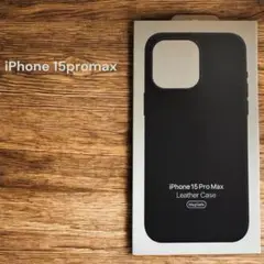 新品　互換品-iPhone 15Pro Max レザーケース