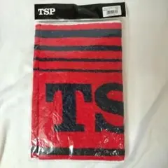 TSP ラインJQスポーツタオル 赤 卓球 部活 スポーツ アウトドア