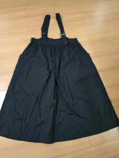 スタジオクリップ 黒 サロペット オールインワン