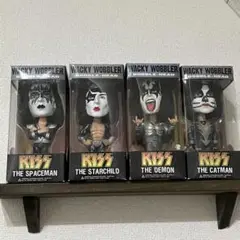 KISS ボブルドブル フィギュア 首振り人形　4体セット　キッス　ビンテージ KISS ボブルドブル フィギュア 首振り人形 4体セット キッス