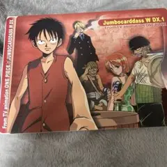 【美品/未使用】ワンピース ジャンボカードダスW DX.1