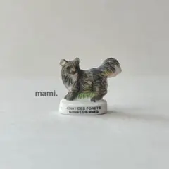 フェーヴ　猫　ノルウェージャンフォレストキャット　ネコ　フランス　f-3717