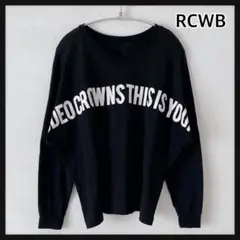 RCWB 2WAYワイドロゴ ビッグ ロングスリーブTシャツ