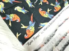 SALE✨【廃番&レア】USA fabric オウム柄