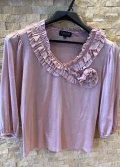 【LANVAN】ピンク トップス 38サイズ