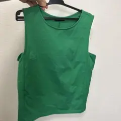 AMERICAN RAG CIE グリーンノースリーブ