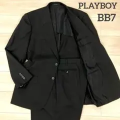 極美品✨プレイボーイ セットアップスーツ 大きいサイズ BB7 XL 黒