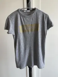 REPLAY replay リプレイ　グレー　ロゴtシャツ