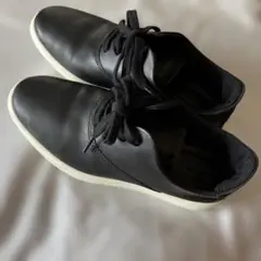 美品　ECCO ミニマリスト　レザースニーカー 37 23.5cm 黒