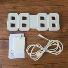 【美品】IKEA　デジタル時計　ノルオッタ　アルフタ