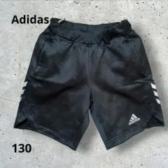 A254 Adidas KidsハーフP ブラック♡THREE STRIPES