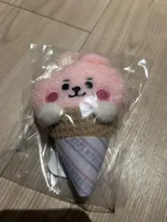 公式　BT21 ベビー アイスクリーム マスコット ぬいぐるみ COOKY グク