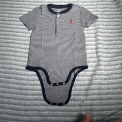 Ralph Lauren ストライプロンパース