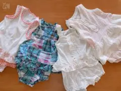 新品タグ付き　ベビー70㎝　上下セット　女の子　4点