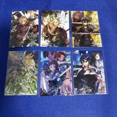 ソードアート オンライン　イラストカード　6種類