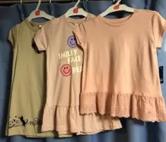 新品未使用　キッズ夏服３枚セット　女の子☆110サイズ