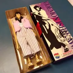モンキー・パンチ　ペン画　肉筆『銭形警部』表サイン　色紙　額無　b329 モンキー・パンチ ペン画 肉筆『銭形警部』表サイン 色紙 額無 b329